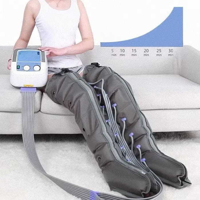 Appareil de pressothérapie à compression d'air pour les pieds
