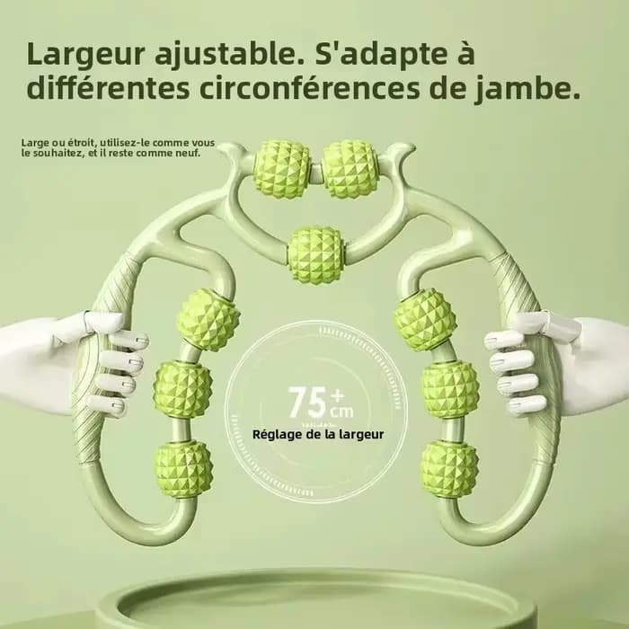 9 Roller Leg Massage Ring Handheld Muscle Relax