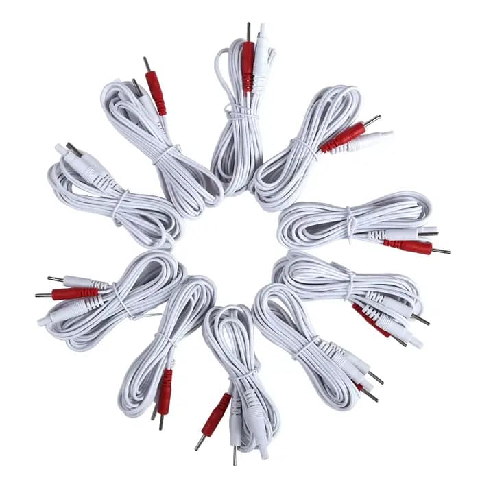 Fils d'électrode TENS à 2 voies