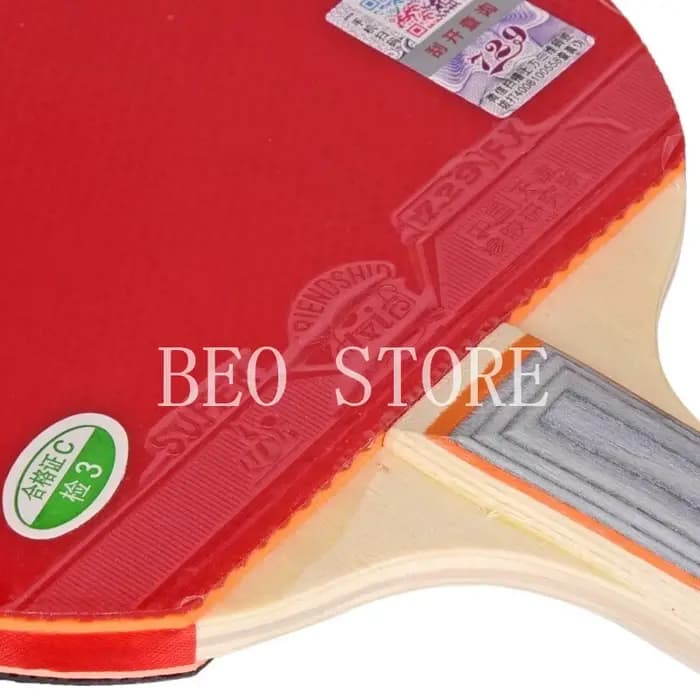 Raquette de tennis de table avec pagaie de batte de ping-pong, 729 originale, expédition de 729