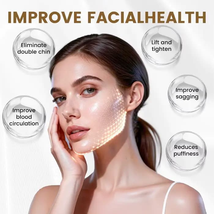 Brosse de massage pour drainage lymphatique du visage
