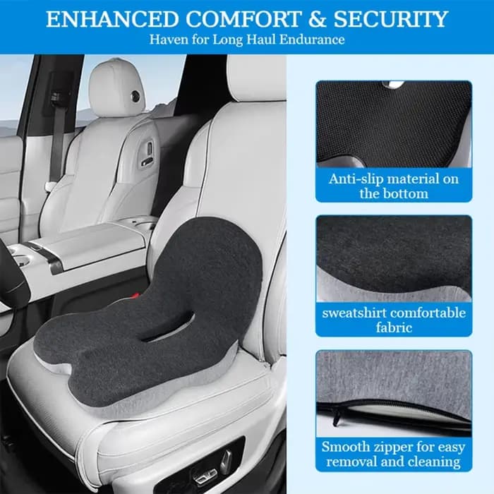 Coussin de siège en mousse à mémoire de forme pour chaises de bureau et conducteurs de camion