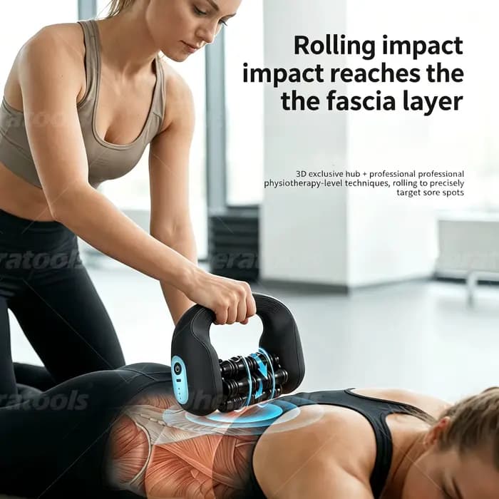Rouleau de massage électrique pour tissus profonds