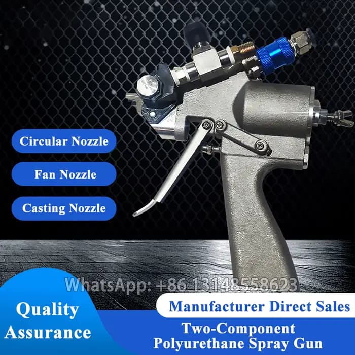 Pistolet pulvérisateur en mousse PolyVrPU pour crevettes, purge d'air, auto-livres, kit d'accessoires