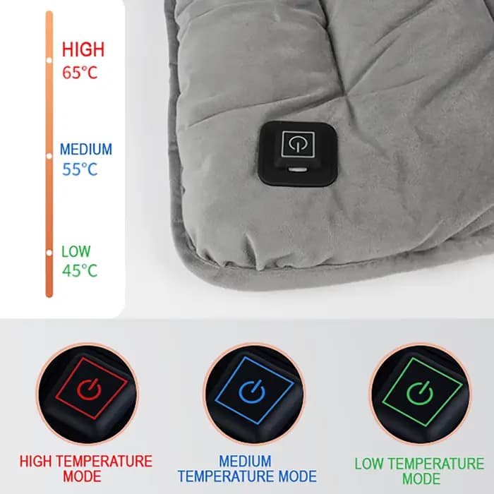 Coussin chauffant électrique 45cm