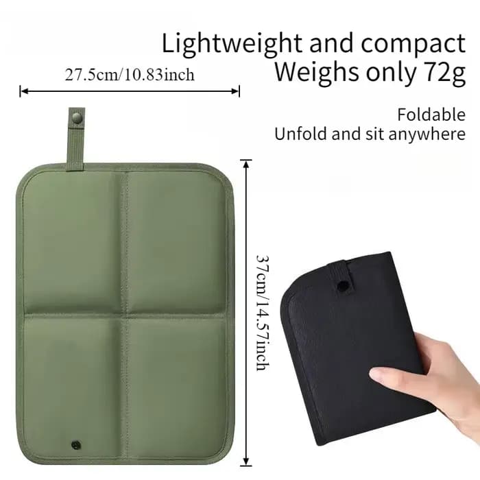 Coussin de siège d'extérieur pliable