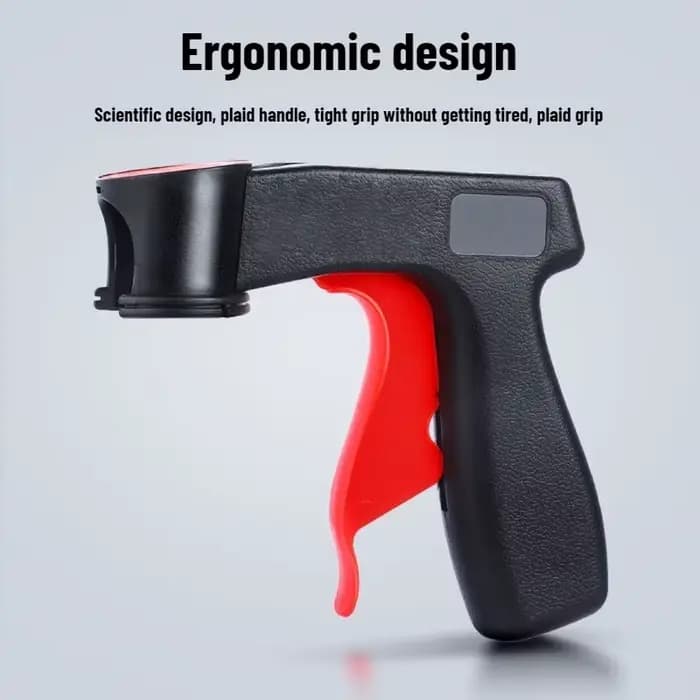 Adaptateur de pistolet de pulvérisation de peinture de polissage, poignée de déclenchement d'aérosol instantanée avec verrouillage à poignée complète, outil universel d'entretien de voiture