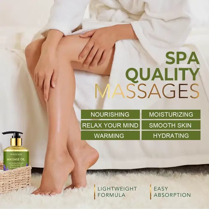 L'huile de massage
