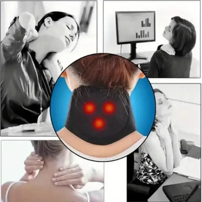 Oreiller cervical chauffant portable 2026 à chaleur douce et moyenne avec thérapie thermique spontanée pour les picotements et la douleur