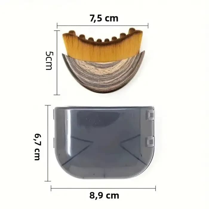 Nouvelle brosse de contour lymphatique pour le visage