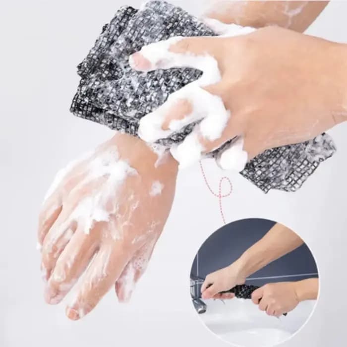 Gant de toilette japonais en Nylon