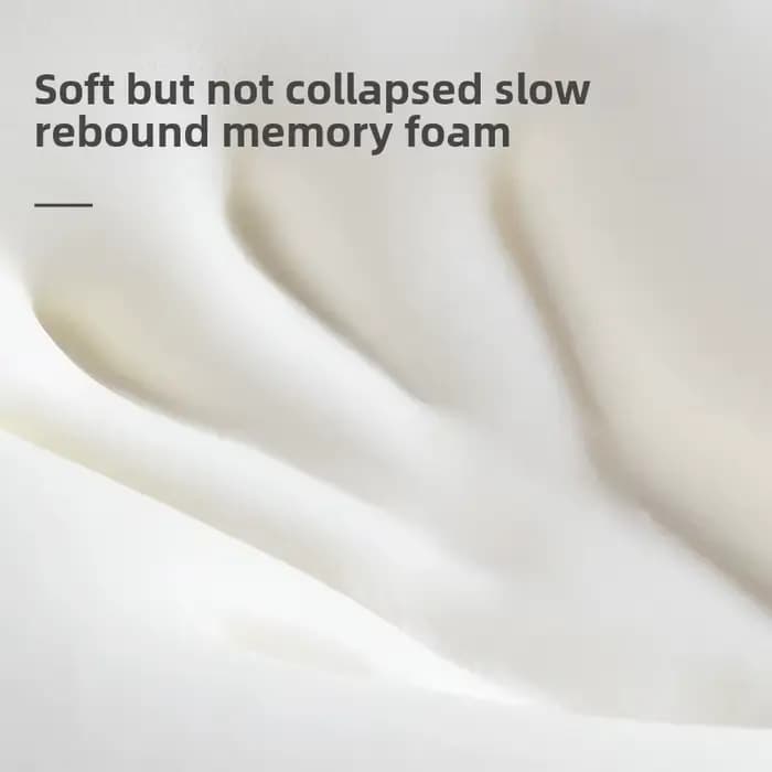 Oreiller ergonomique en mousse à mémoire de forme pour le soutien du cou et des épaules
