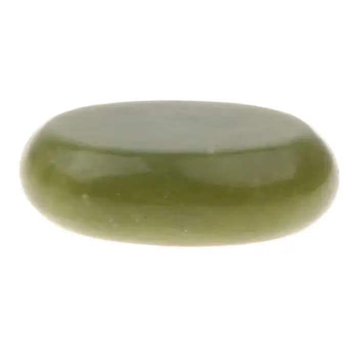 Pierre de massage chaude en jade olive