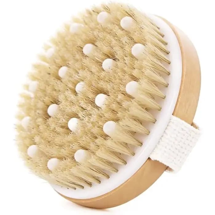 Brosse corporelle pour brossage à sec