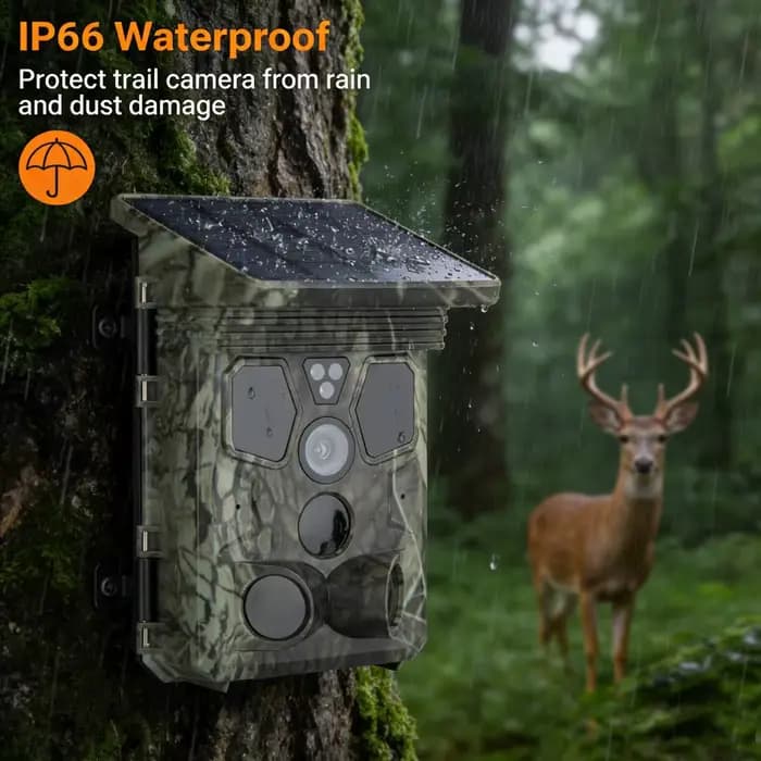 Caméra de chasse Shotkam Caza APP 4K 50MP 940NM WiFi Bluetooth Vision nocturne activée par le mouvement Étanche pour la faune