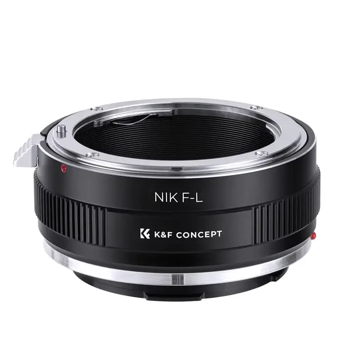 Adaptateur d'objectif K&F CONCEPT Nik-L pour objectif Nikon F AI vers boîtier d'appareil photo Leica Panasonic L pour Leica SL SL2 T TL2 Panasonic