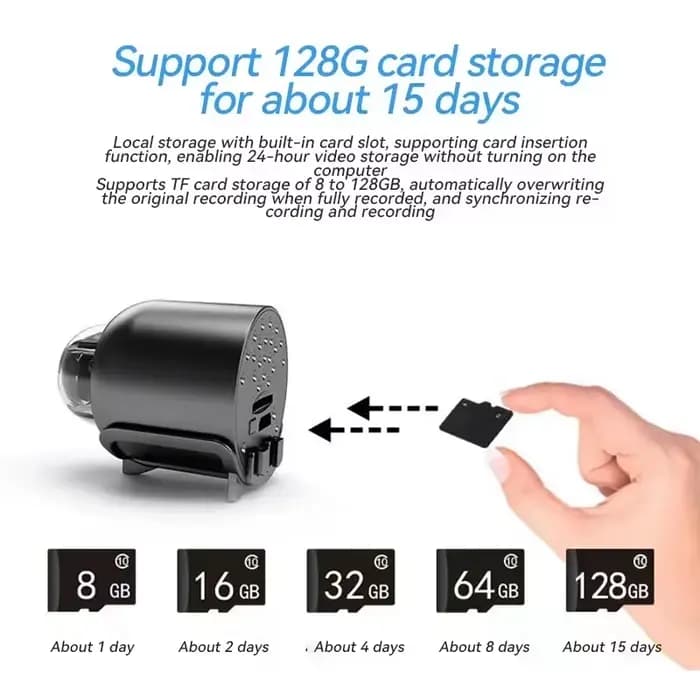 Nouvelle mini caméra X5 1080P, vision nocturne claire, légère, portable, caméras de qualité supérieure, détection de mouvement, caméra de surveillance sans fil WiFi
