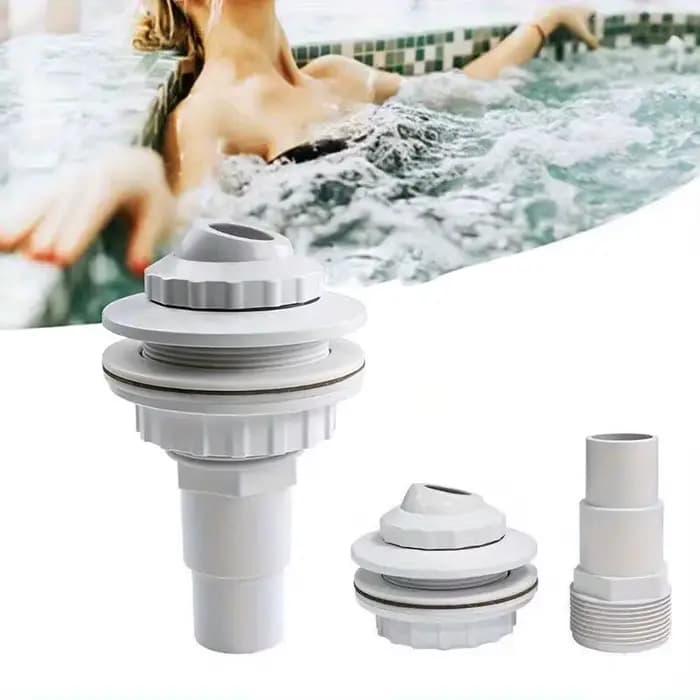 Nouvelle buse de remplacement pour spa 32/38mm, type œil de bœuf, pour entrée et sortie d'eau, avec écrou de blocage et rondelle