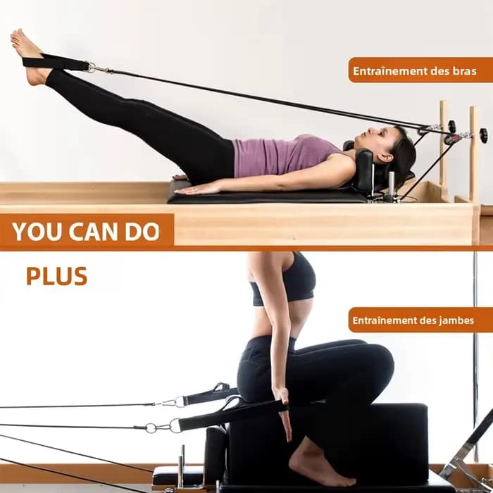 Sangles de Pilates à double boucle avec anneaux