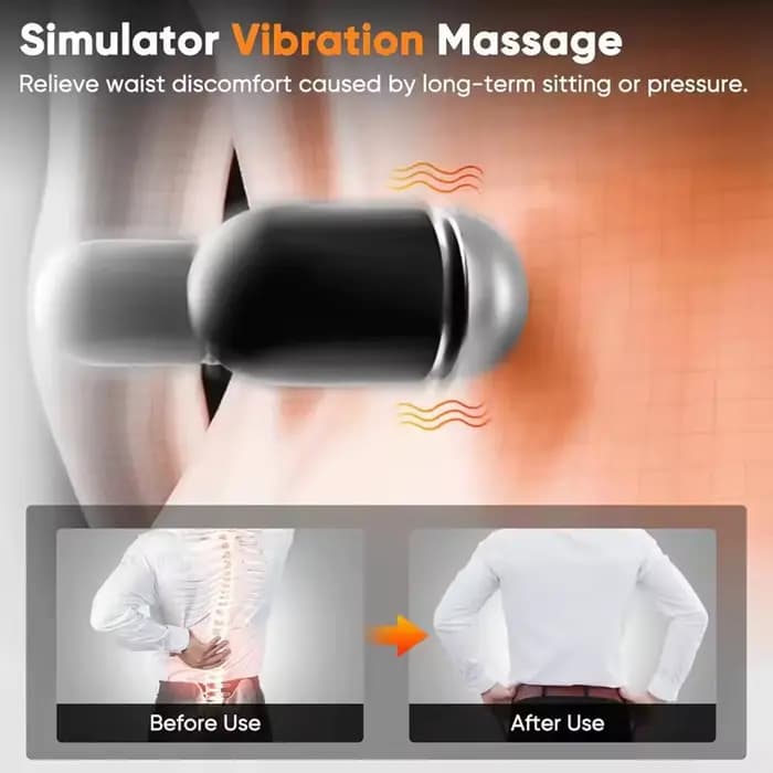 Masseur dorsal multifonctionnel 3-en-1 avec fonction de soulagement pour le sommeil