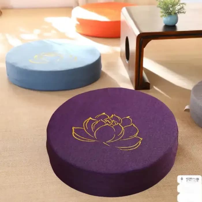 Coussin de méditation en lin 40x6CM