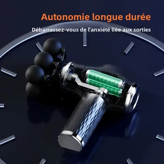 Pistolet de massage électrique à 10 têtes pour la relaxation musculaire