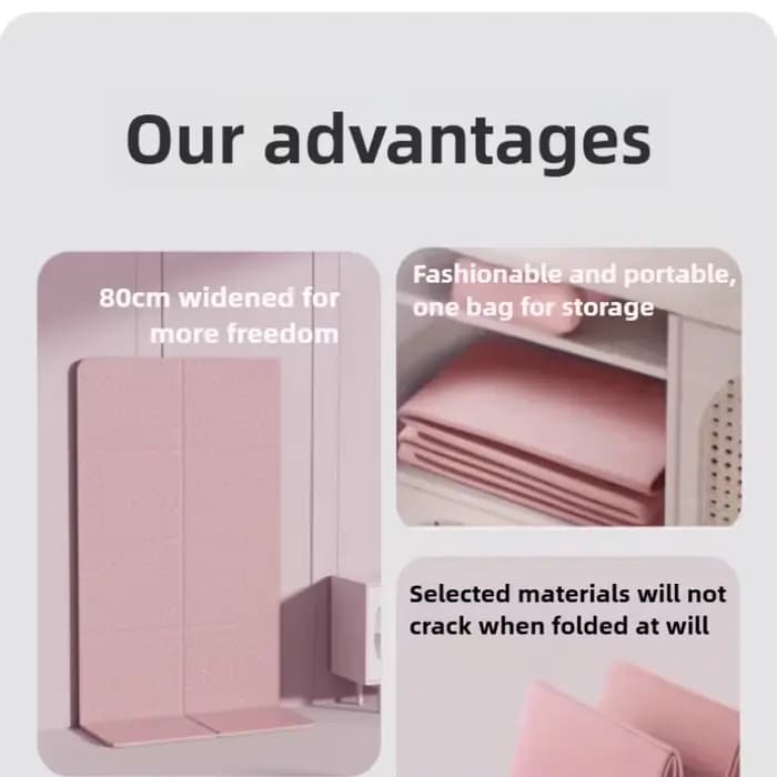 Tapis de yoga pliable en TPE écologique