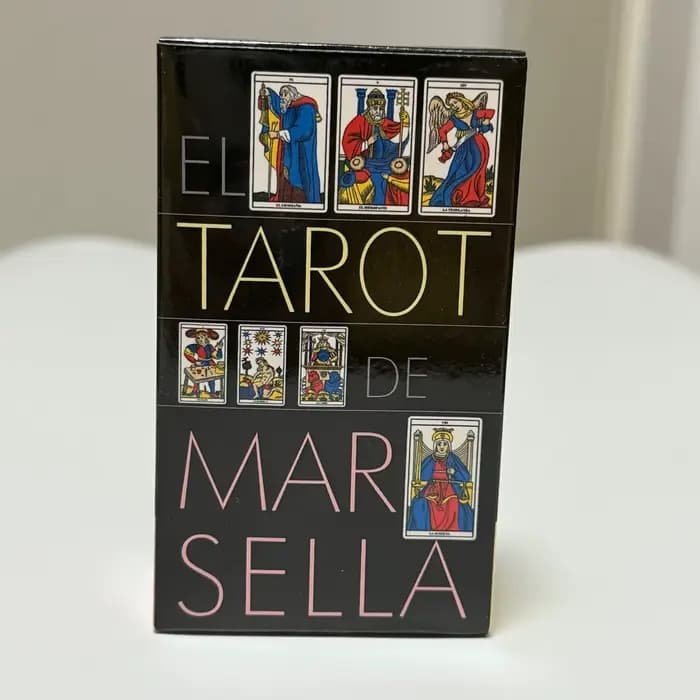Le Tarot de Marseille, édition espagnole, jeu de cartes de tarot, 78 cartes, basé sur le système de Marseille