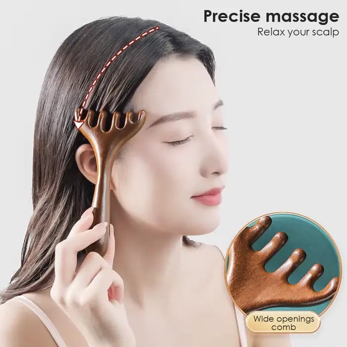 Peigne de Massage méridien à Six griffes