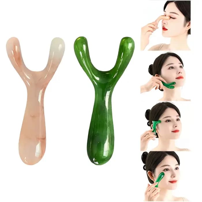 Résine visage Lifting grattage Massage nez