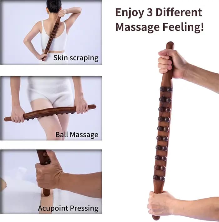 Masseur de Drainage lymphatique en bois