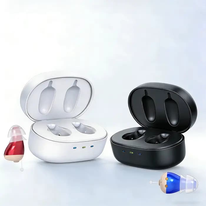 Aide auditive rechargeable pour personnes âgées, appareil auditif pour malentendants, mini amplificateur sonore sans fil, aides auditives invisibles, écouteurs pour malentendants