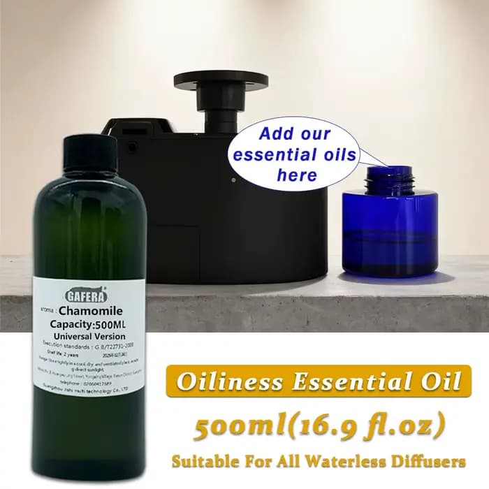GAFERA 500ml (16.9 fl.oz) Huiles essentielles de camomille/sheraton pour tous les diffuseurs sans eau