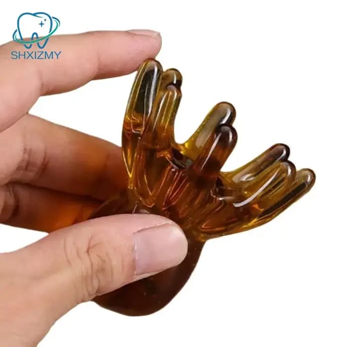 Tête de poulpe ergonomique en résine Gua Sha