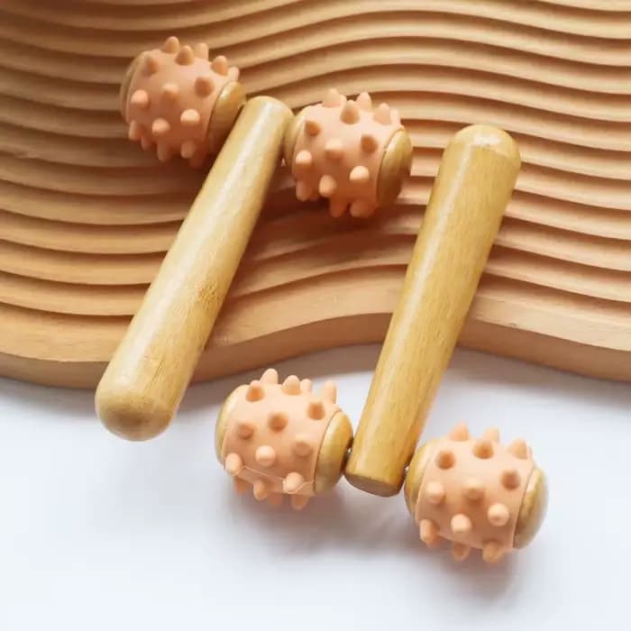 Rouleau de massage en forme de T | Soulagement de la tension musculaire du corps et du visage | Outil de soutien de la