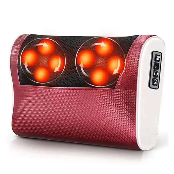 4 touches intelligent cervical cou épaule électrique taille dos Shiatsu Massage oreiller chauffé siège de voiture