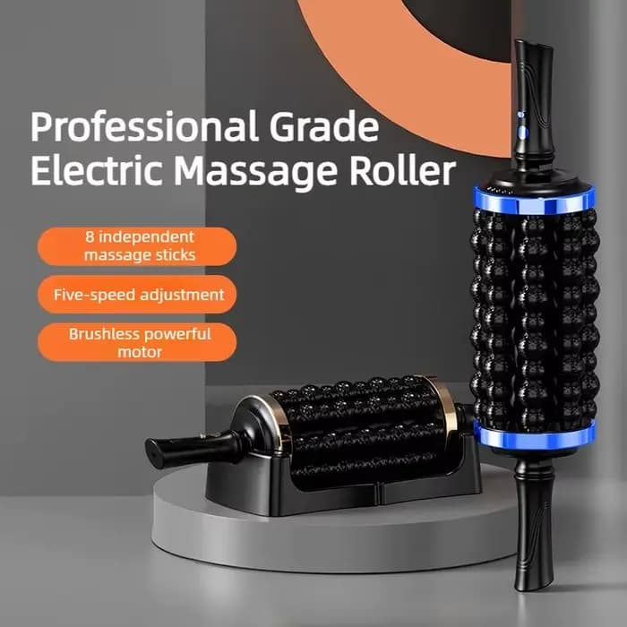 Masseur à percussion roulant rechargeable avec 72 points de massage