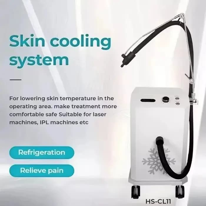 Dispositif de refroidissement de la peau pour thérapie cryogénique verticale