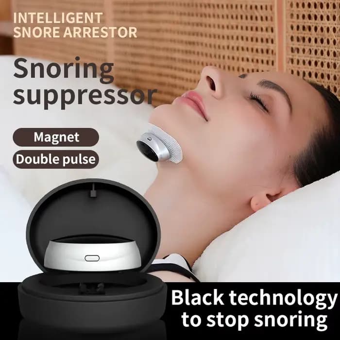 Dispositif anti-ronflement avec stimulation à double impulsion – Soulagement de l'apnée du sommeil