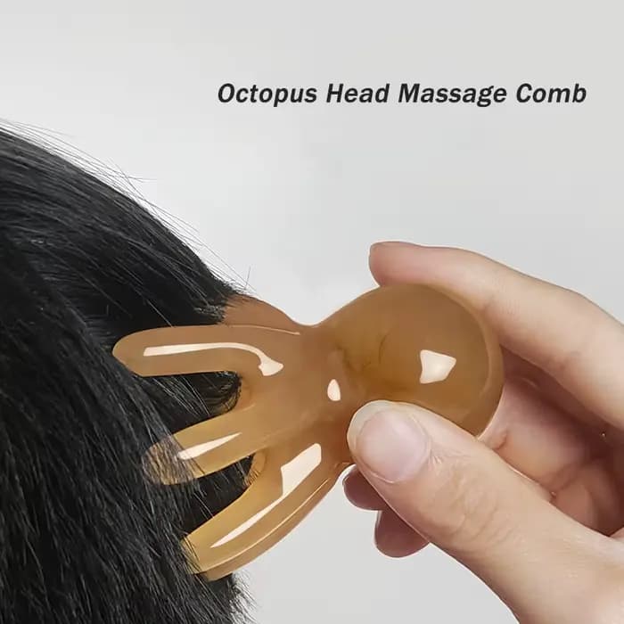 Peigne de Massage en résine poulpe
