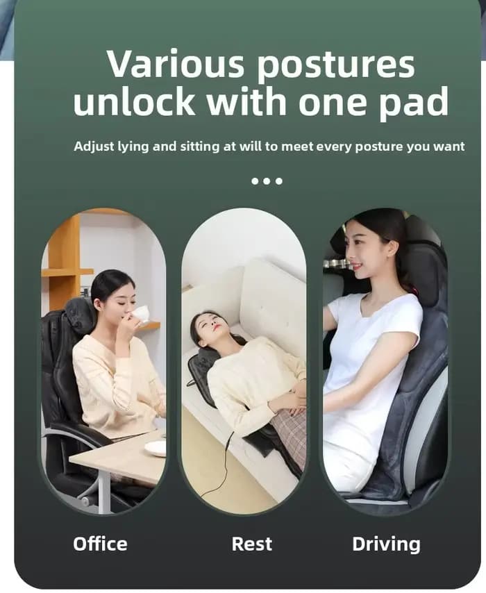 Coussin de siège de Massage de voiture