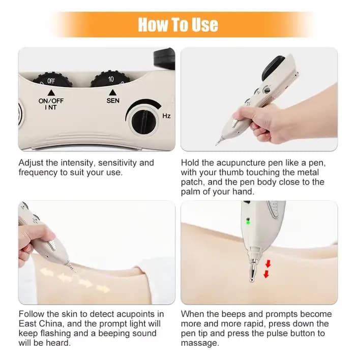 Stylo électronique d'acupuncture TENS