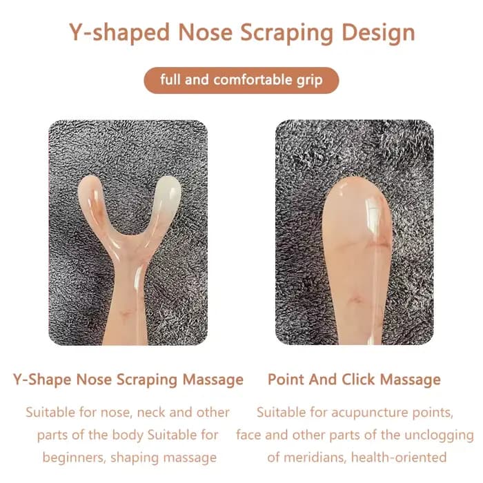 Résine visage Lifting grattage Massage nez