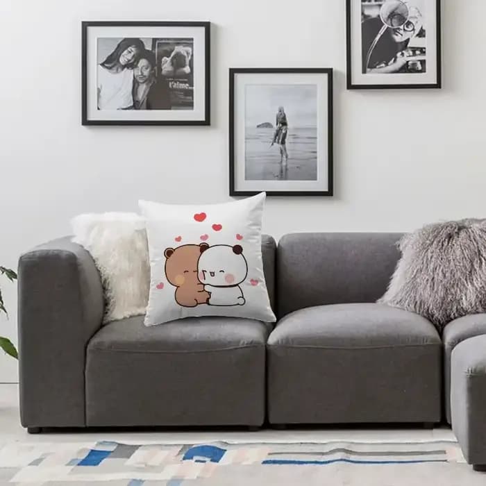 DAKIMAKURA-Juste de coussin BUBU DUDU, taies d'oreiller décoratives de luxe, pour canapé, voiture, lit, chambre, cadeau de mariage