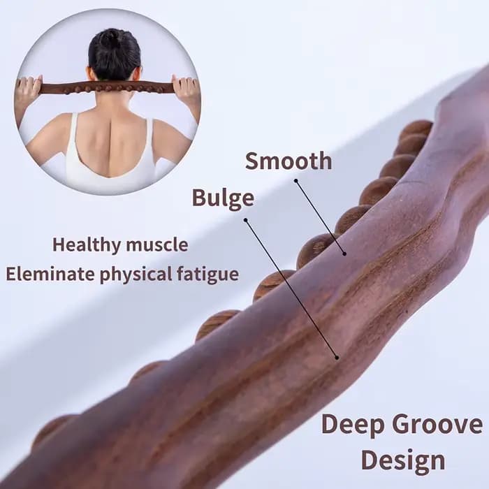 Masseur de Drainage lymphatique en bois