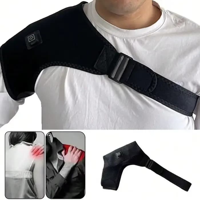 Attelle d'épaule chauffante électrique, sangle de soutien de Massage d'épaule pour bras, épaule, attelle de Fitness, garde au chaud