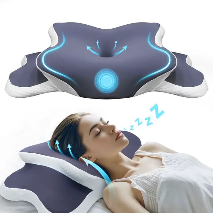 Oreiller cervical en mousse à mémoire de forme