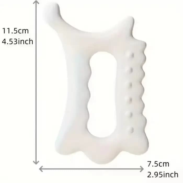 Planche de massage en résine pour le visage
