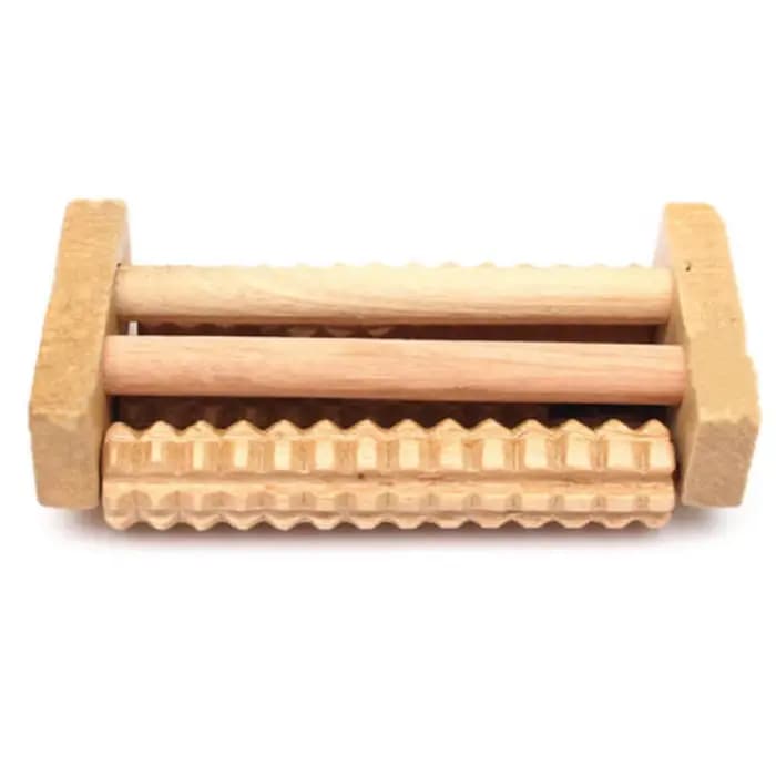 Petit rouleau de pied en bois de 14cm