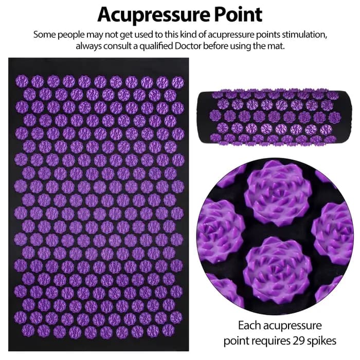 Tapis de Yoga d'acupression